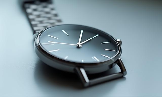 Minimalist watch close-up for blog
